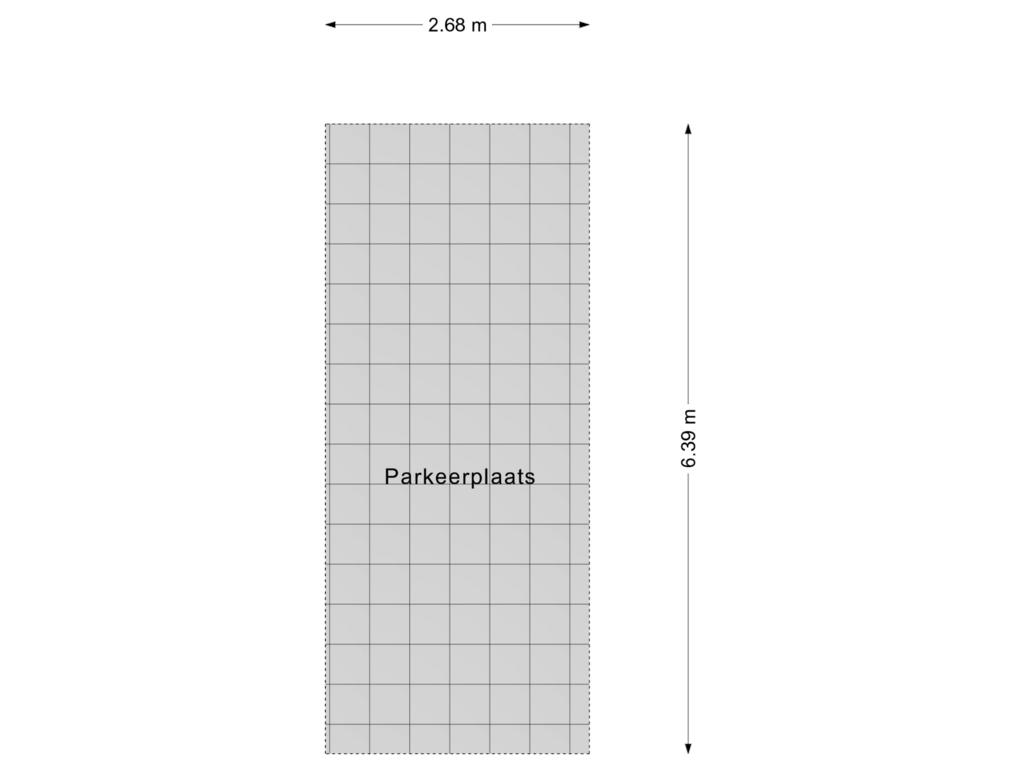 Bekijk plattegrond van Parkeerplaats van Matthijs Zonderhuisweg 13