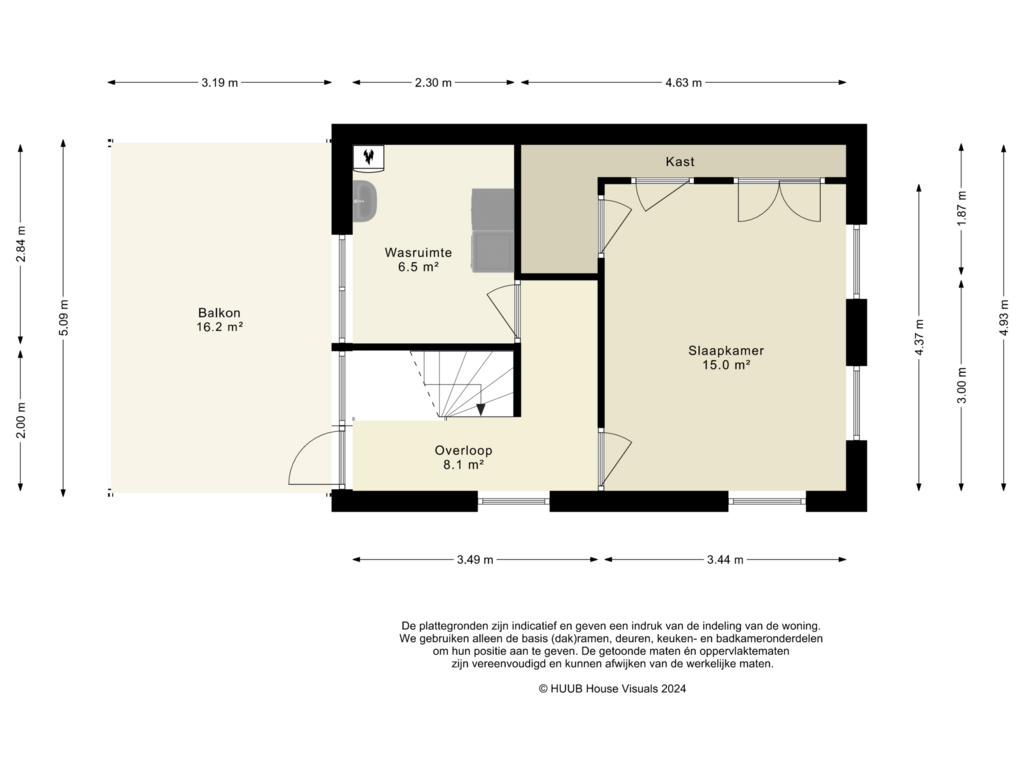 Bekijk plattegrond van 2e Verdieping van Koraal 17