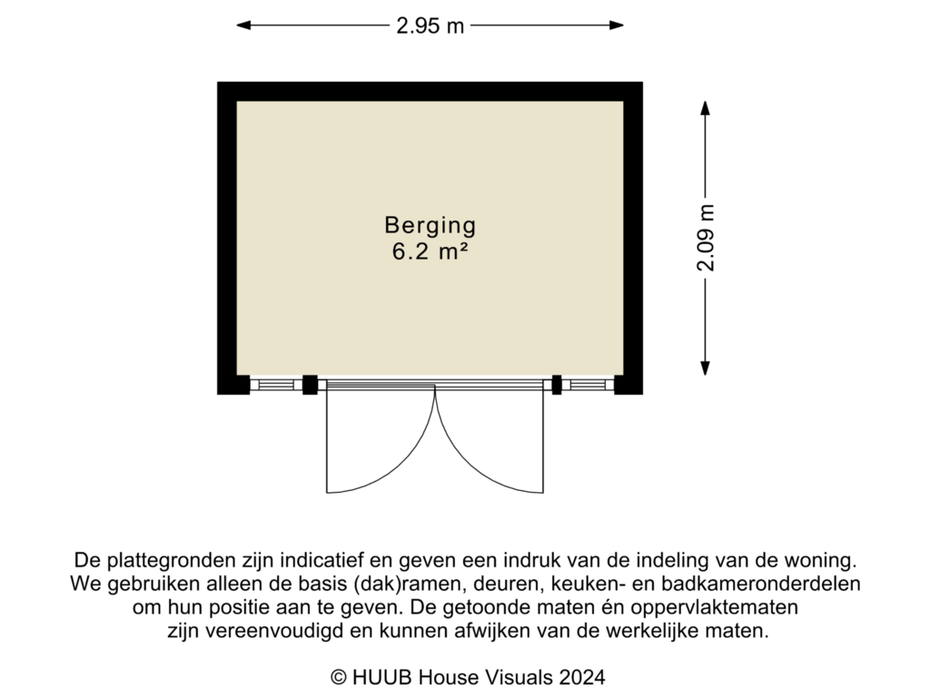 Bekijk plattegrond van Berging van Koraal 17