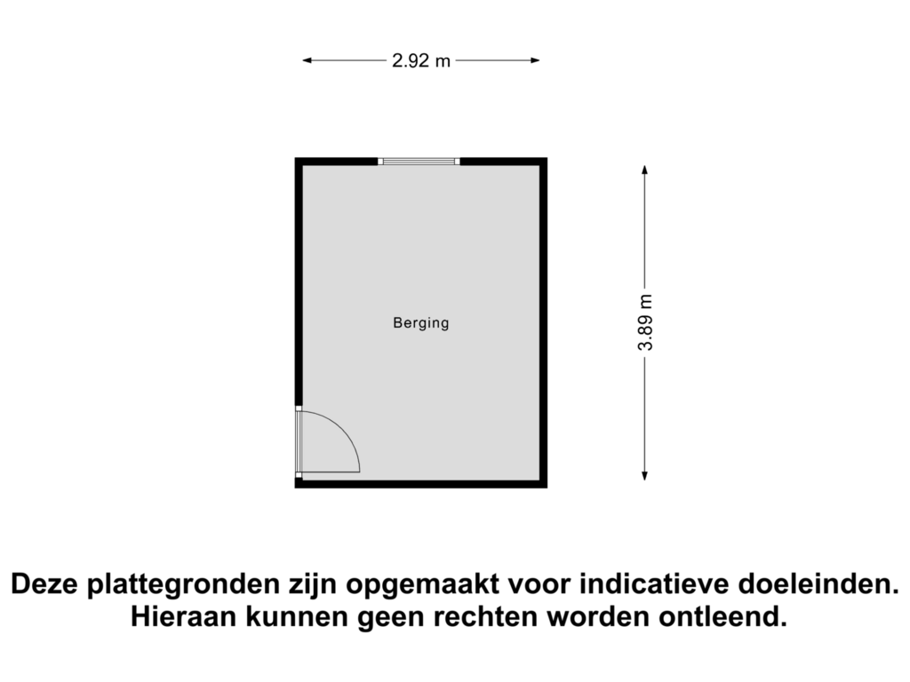 Bekijk plattegrond van Berging van Karel de Grotelaan 75