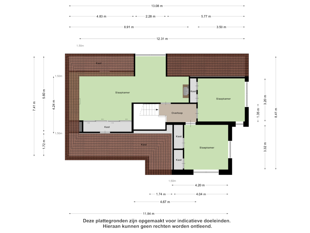 Bekijk plattegrond van Eerste Verdieping van Poststraat 23