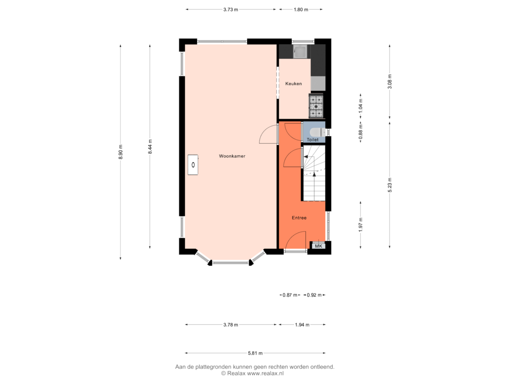 View floorplan of Begane grond of Bosch 28-A