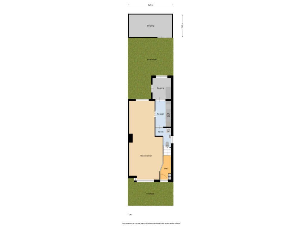 Bekijk plattegrond van Tuin van Hoflanderweg 34