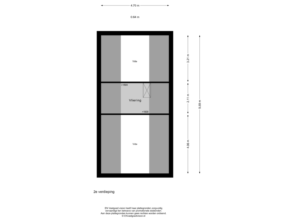 Bekijk plattegrond van 2e verdieping van Golofkinstraat 59