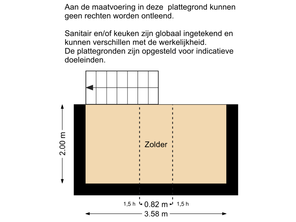 Bekijk plattegrond van Zolder van Havenkom 24