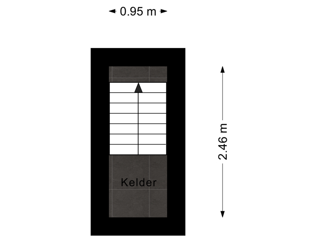 Bekijk plattegrond van Kelder van Pieter de Hoochlaan 92