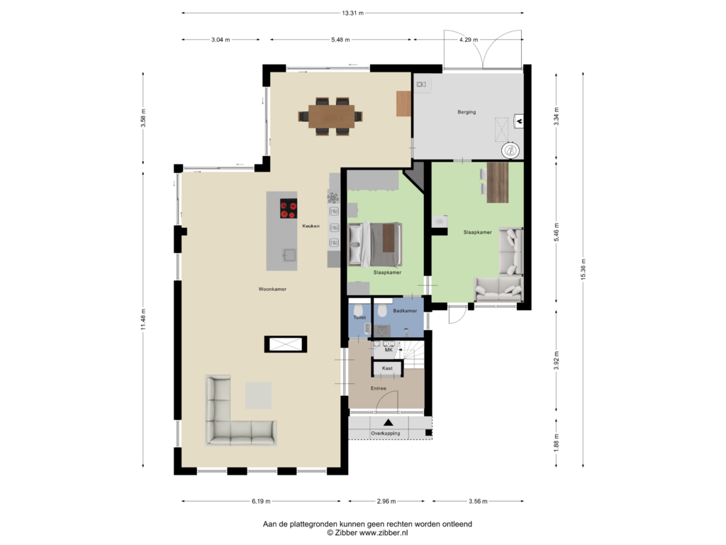 Bekijk plattegrond van Begane Grond van Kanaaldijk 96