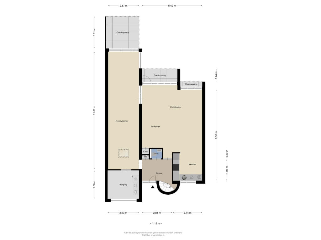 Bekijk plattegrond van Begane Grond van Boomgaardpad 47