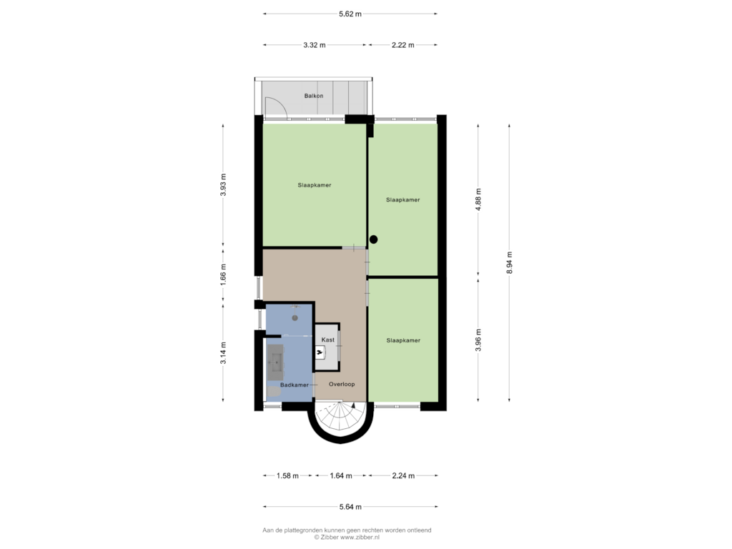 Bekijk plattegrond van Eerste Verdieping van Boomgaardpad 47