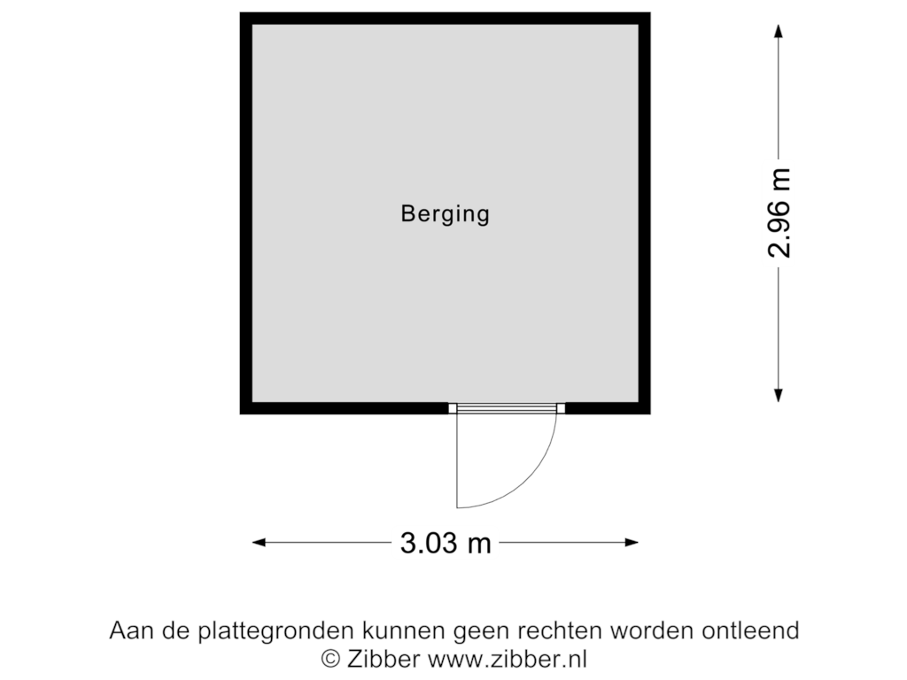 Bekijk plattegrond van Berging van Boomgaardpad 47