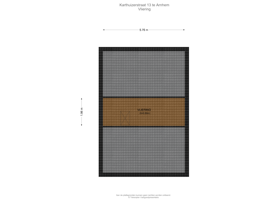 Bekijk plattegrond van Vliering van Karthuizerstraat 13