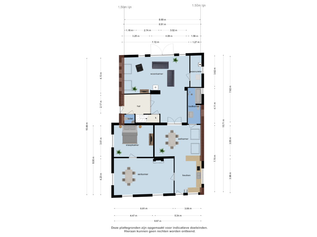 Bekijk plattegrond van Begane grond van Broekstraat 10