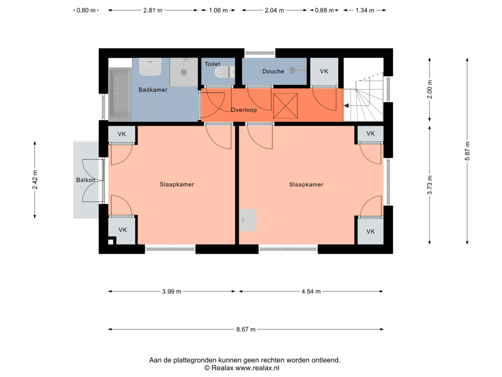 Bekijk plattegrond van Verdieping van Dorpskade 49