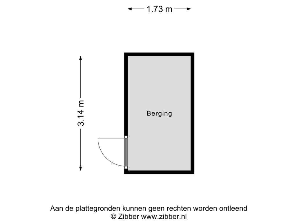 Bekijk plattegrond van Berging van J. Cohenstraat 7-C