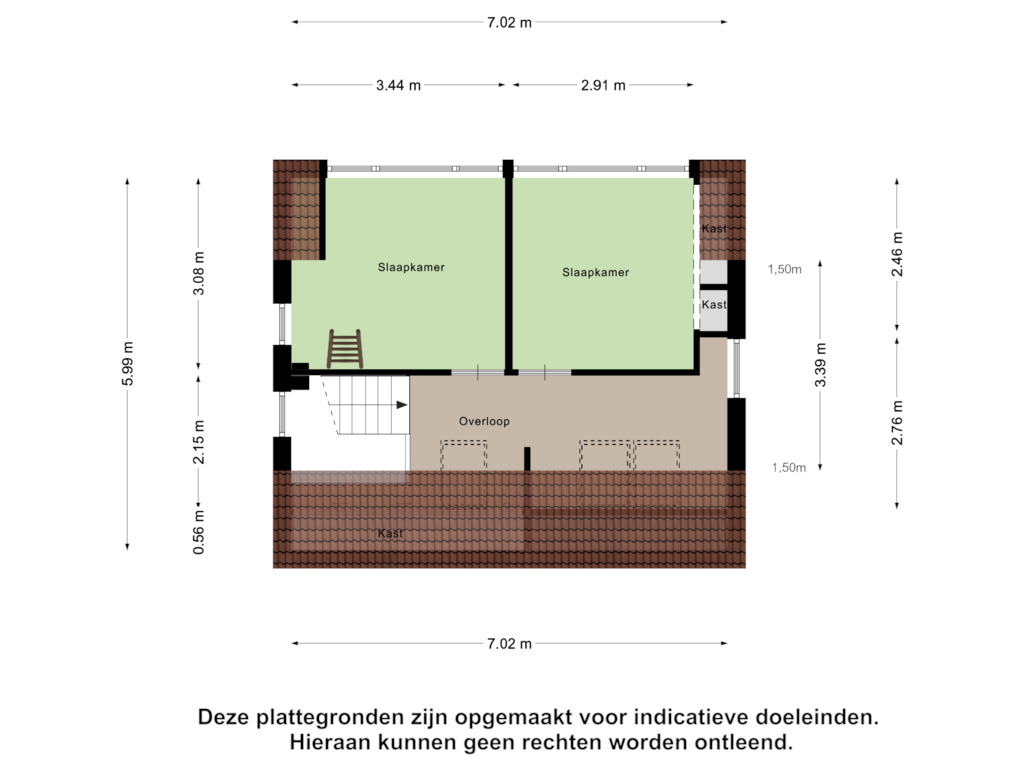 Bekijk plattegrond van Eerste Verdieping van Hol-esstraat 6