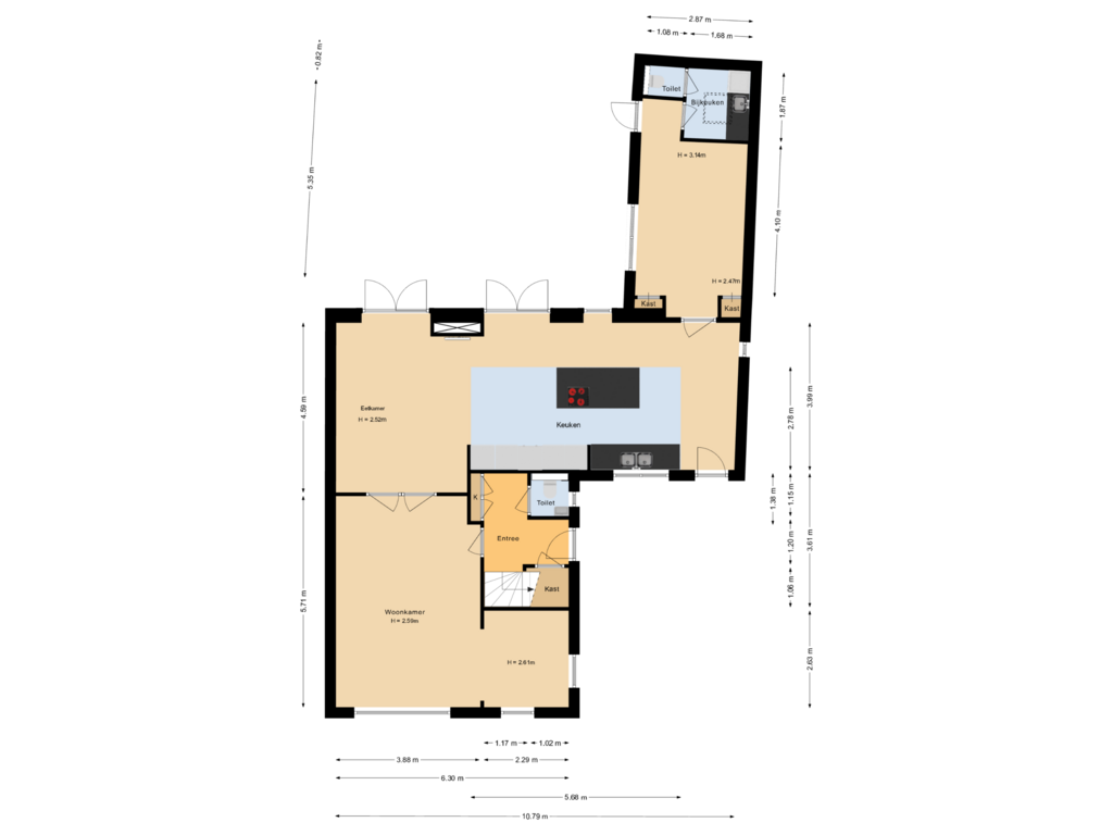 Bekijk plattegrond van Begane grond van Zingerskamp 2