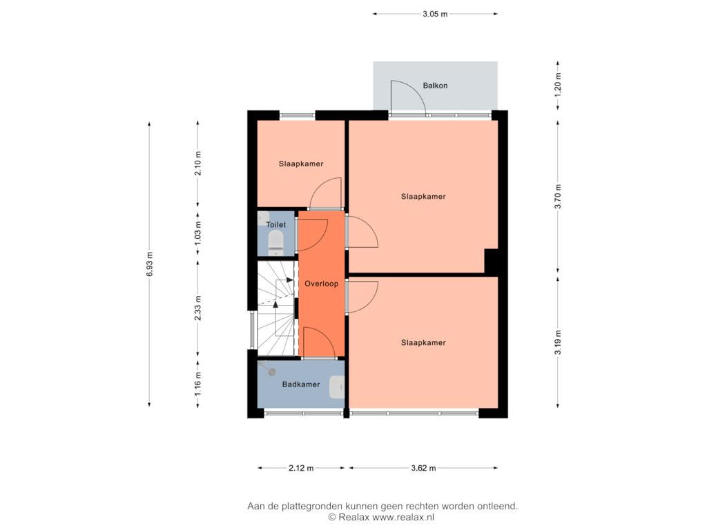 Bekijk plattegrond van Verdieping 1 van Wilgenlaan 7