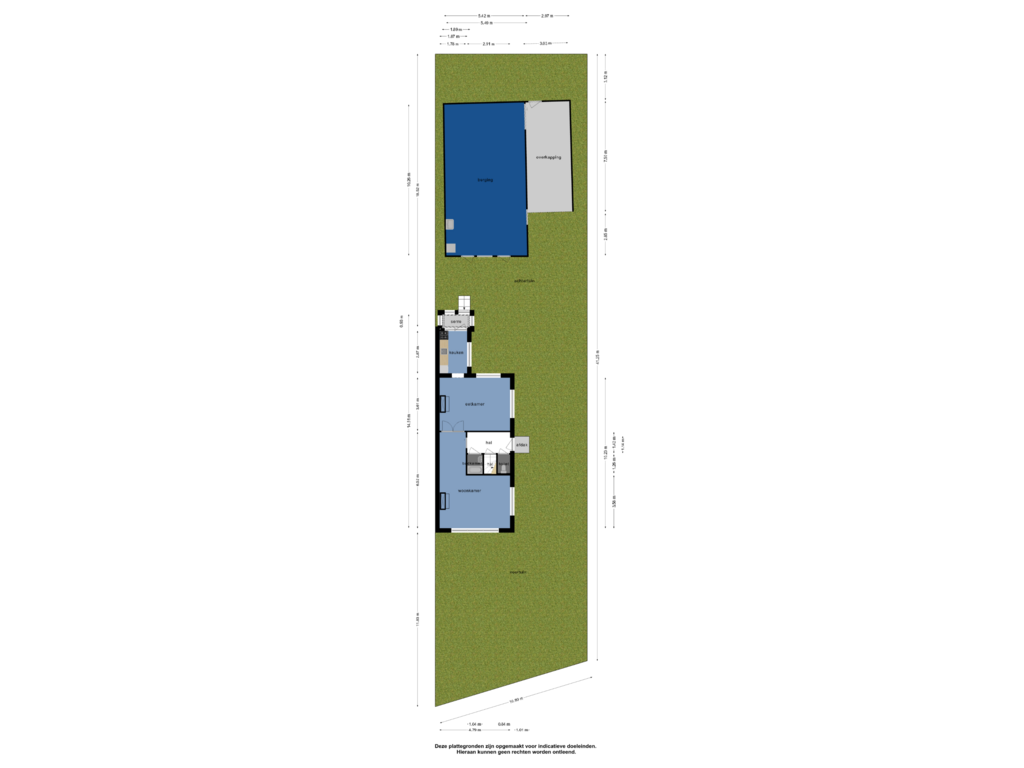 View floorplan of Overzicht woning of 's-Gravenweg 785