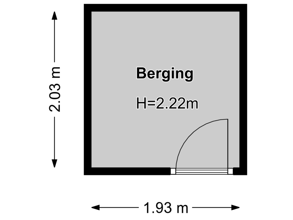 Bekijk plattegrond van Berging van Olmenlaan 68