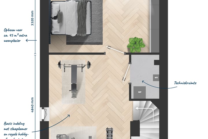 Bekijk foto 3 van Patiowoningen blok 14 (Bouwnr. 81)