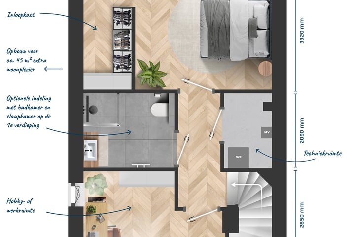 Bekijk foto 9 van Patiowoningen blok 14 (Bouwnr. 81)