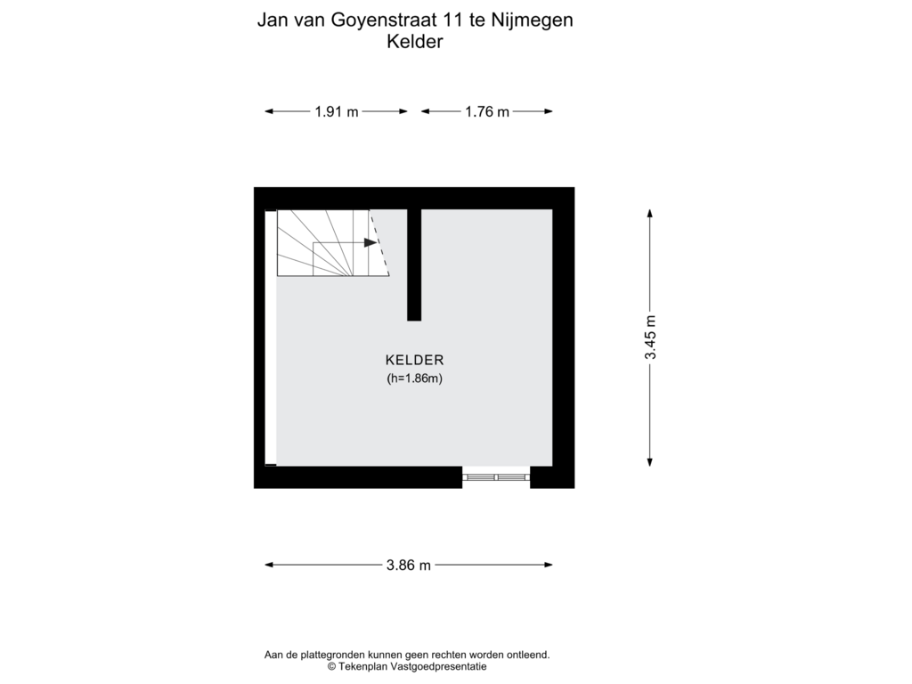 Bekijk plattegrond van Kelder van Jan van Goyenstraat 11