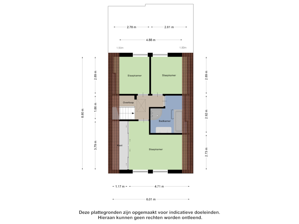 Bekijk plattegrond van Eerste Verdieping van Couperusstraat 1