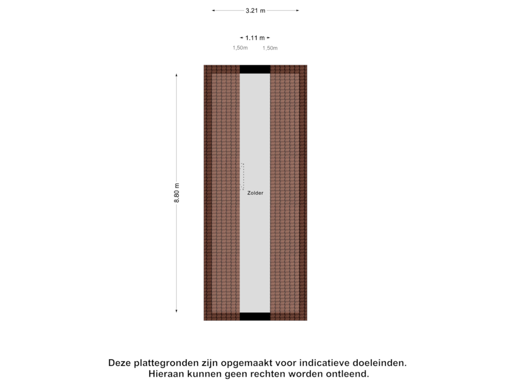 Bekijk plattegrond van Zolder van Couperusstraat 1