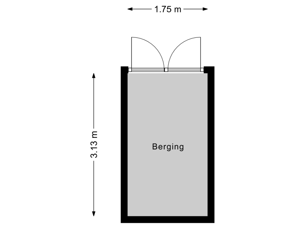 Bekijk plattegrond van Berging 2 van Snoeksloot 2