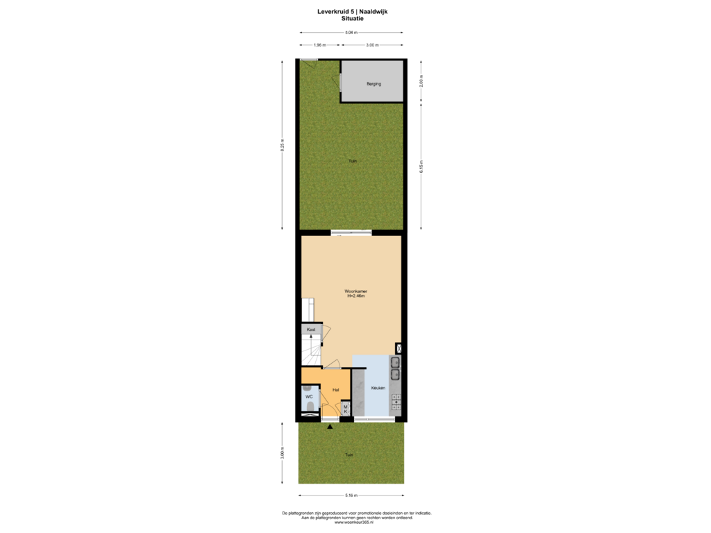 Bekijk plattegrond van Situatie van Leverkruid 5