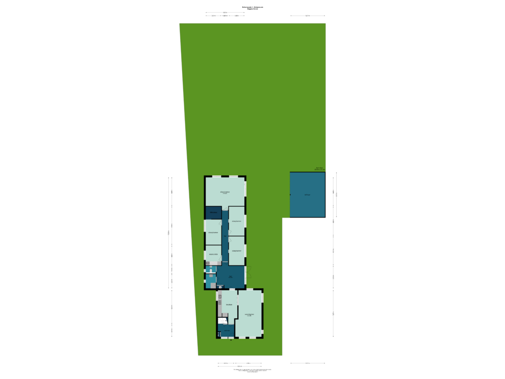 View floorplan of BEGANE GROND of Scharwoude 4