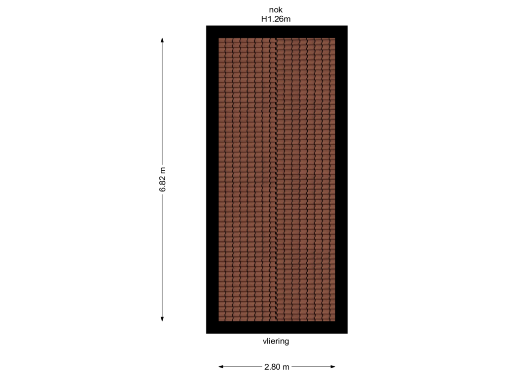 Bekijk plattegrond van Vliering van Rozenstraat 28