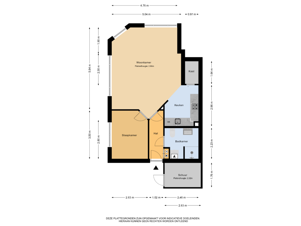 Bekijk plattegrond van Begane grond van Coetsstraat 16