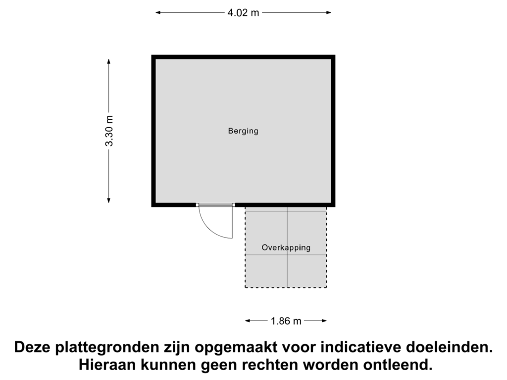 Bekijk plattegrond van Berging van Dilledonk-Zuid 32