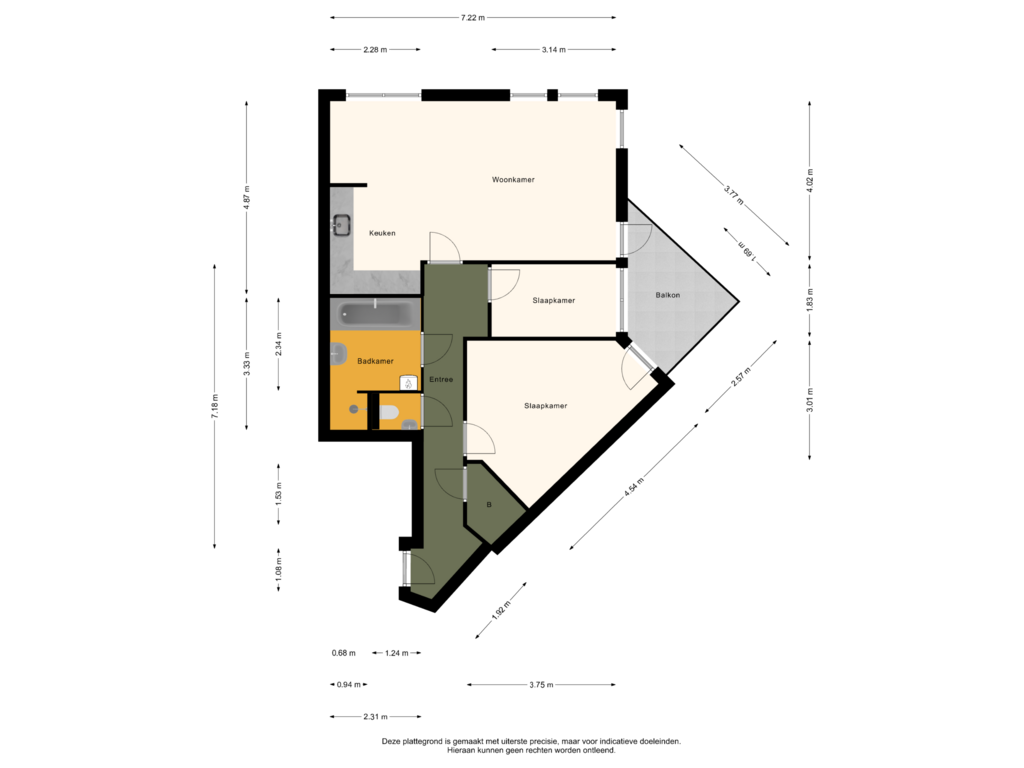 Bekijk plattegrond van Appartement van It Hoekstee 11