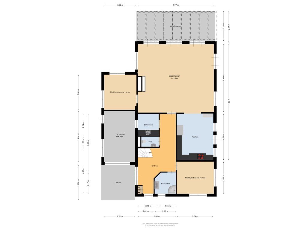 View floorplan of Begane grond of Meerkoet 12