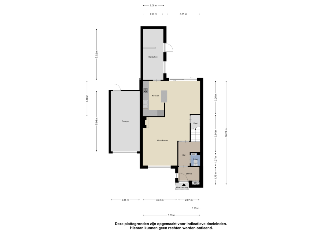 Bekijk plattegrond van Begane Grond van Pastoor v.d. Venstraat 35