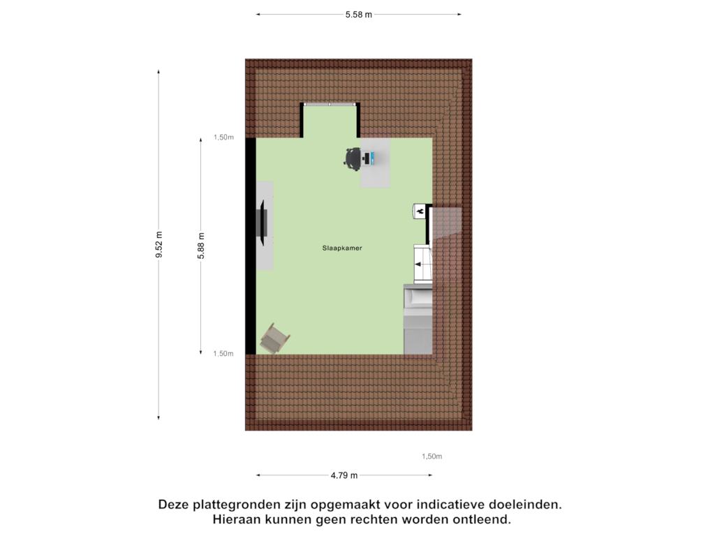 Bekijk plattegrond van Tweede Verdieping van Duifkruid 46