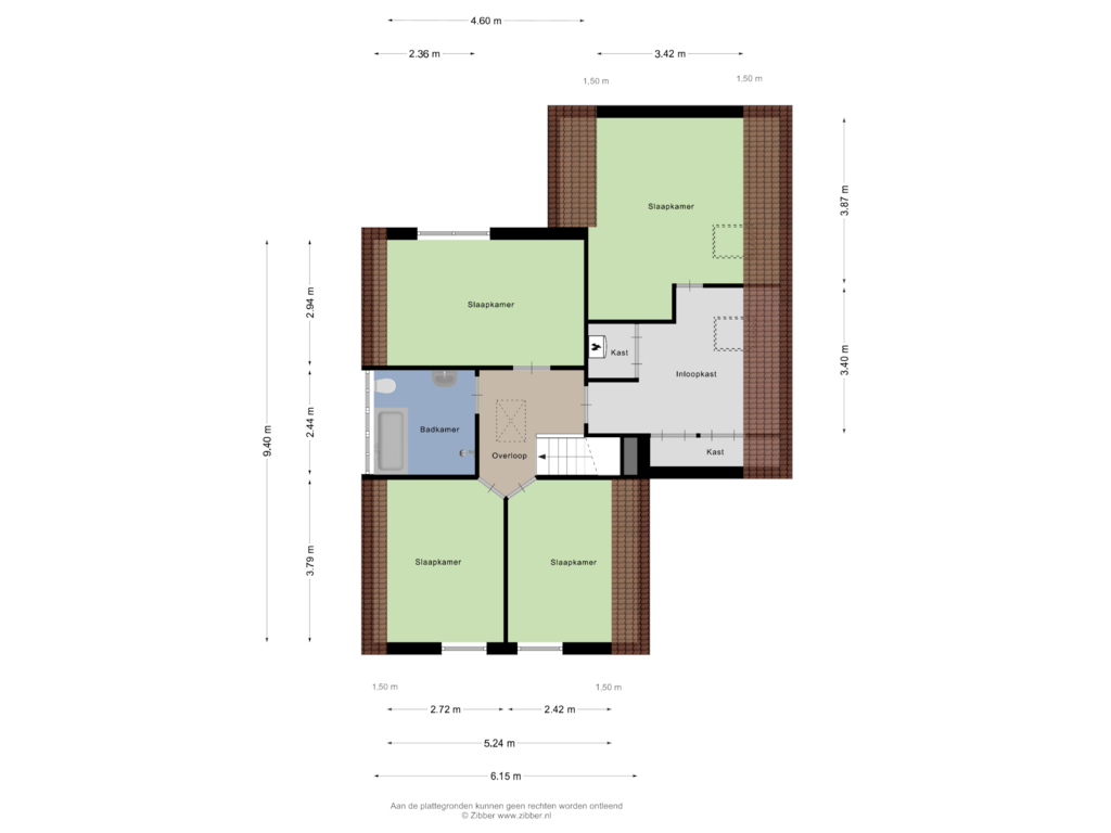 Bekijk plattegrond van Eerste Verdieping van De Doft 8