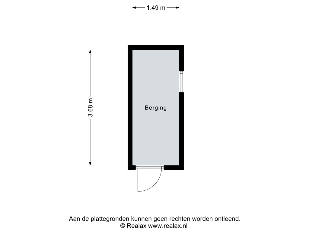 Bekijk plattegrond van Berging van Broderie 7