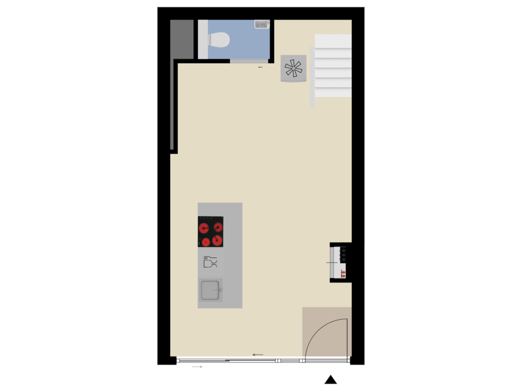 View floorplan of Begane Grond of Sartreweg 152