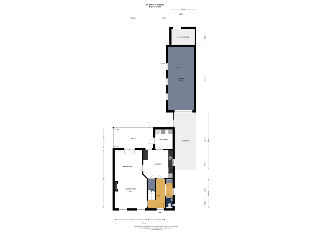 View floorplan of Begane Grond of De Elders 7