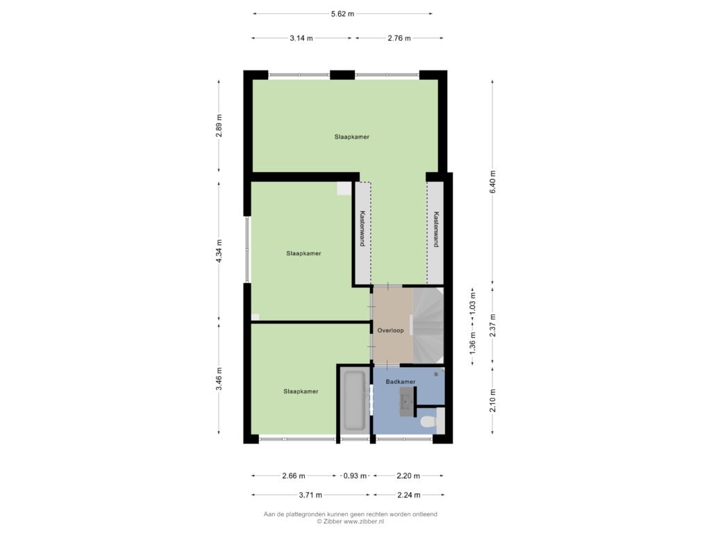 Bekijk plattegrond van Eerste Verdieping van Mgr Frenckenstraat 1