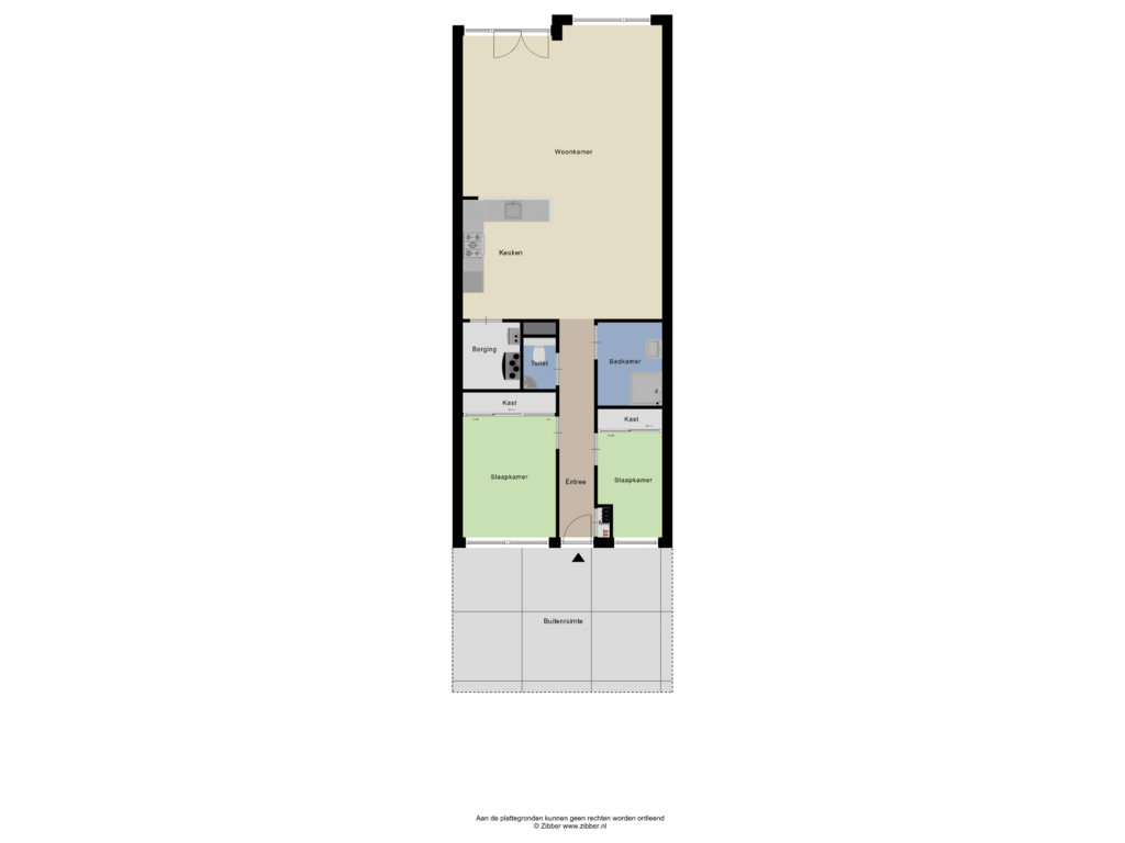 Bekijk plattegrond van Appartement van Anna Bijnsweg 19