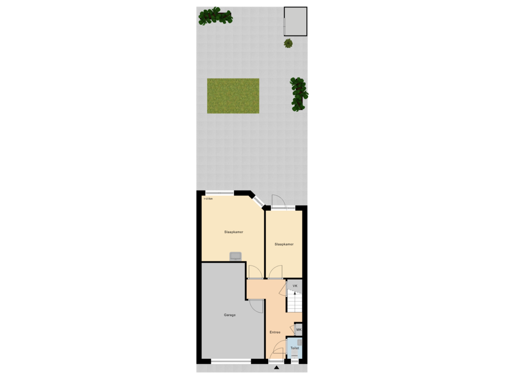 View floorplan of Kadastrale Kaart of A. van der Tangstraat 13