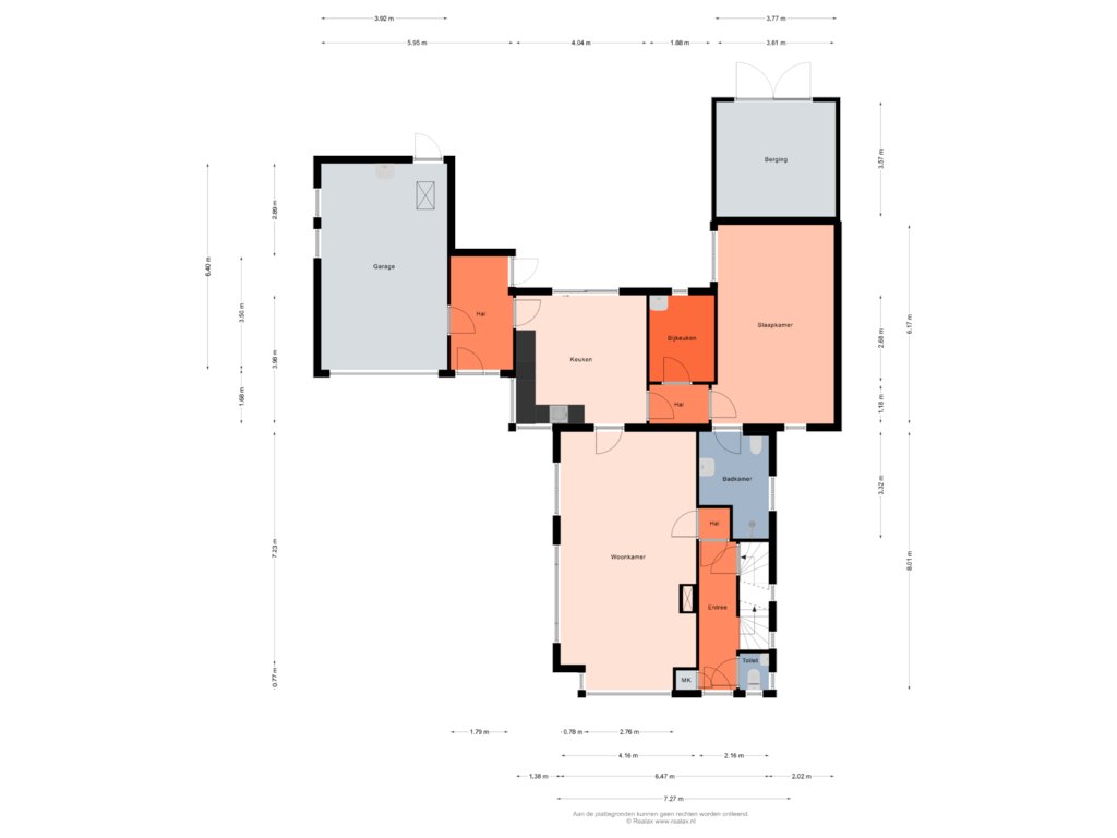 Bekijk plattegrond van Begane grond van Prins Hendrikweg 30