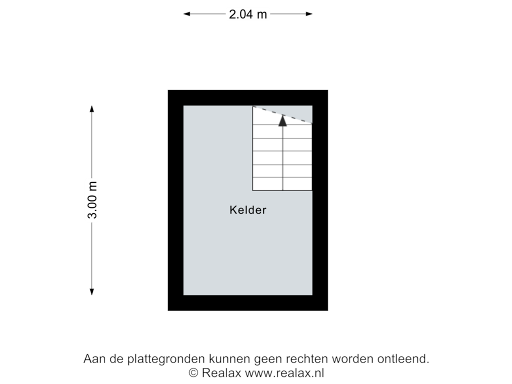 Bekijk plattegrond van Kelder van Prins Hendrikweg 30