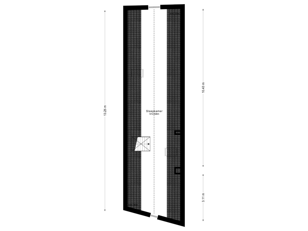 Bekijk plattegrond van 3e Verdieping van Wijngaardstraat 31