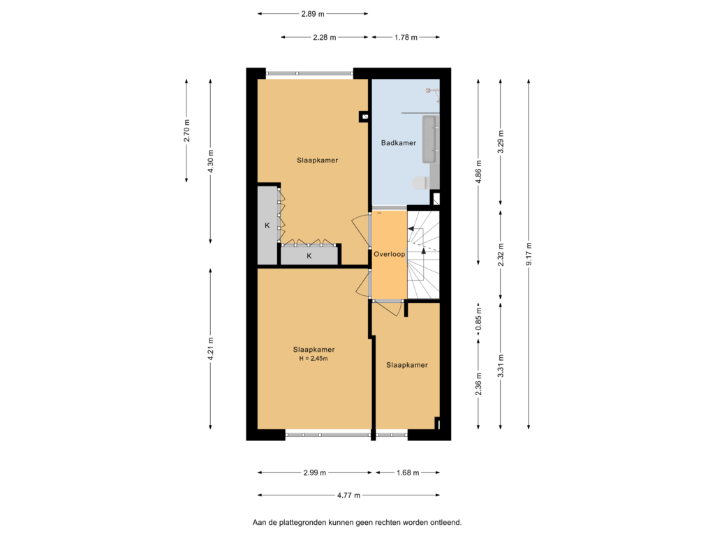 Bekijk plattegrond van 1e verdieping van Nassaulaan 54