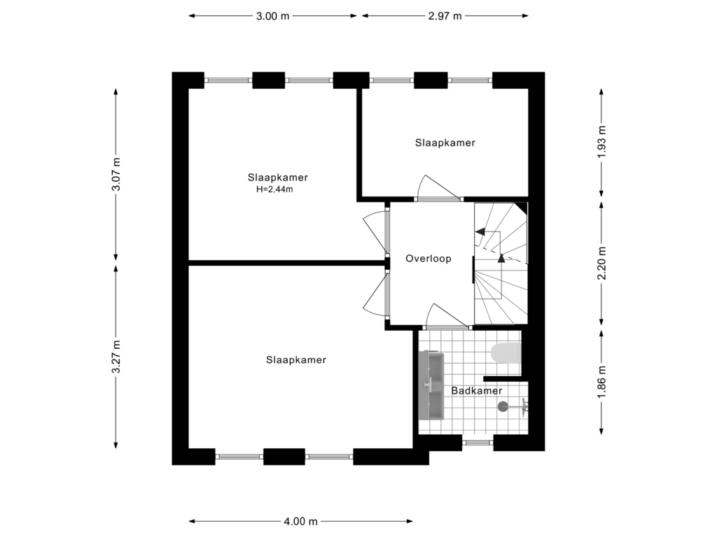 Bekijk plattegrond van 1e Verdieping van Rie Cramerplantsoen 39